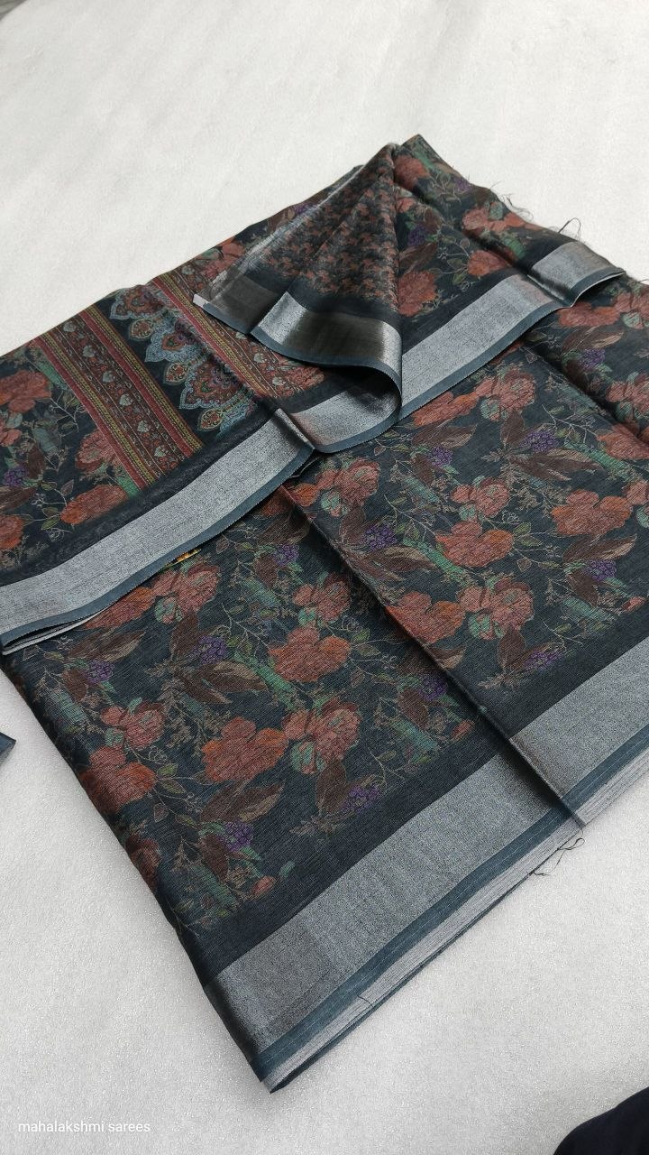Black silk (cotton base)